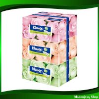 จัดโปร?กระดาษเช็ดหน้า คลีเน็กซ์ ฟลอรัล 140 แผ่น (แพ็ค6กล่อง) กระดาษ เช็ดปาก เช็ดหน้า เช็ดมือ ชำระ ทิชชู่ อเนกประสงค์ ทิชชู facial tissue Kleenex Floral