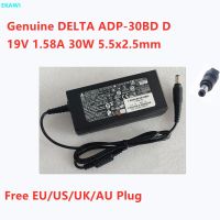 ของแท้เดลต้า ADP-30BD D 19V 1.58A 30W 5.5x2 5อะแดปเตอร์ AC มมสำหรับการตรวจสอบที่ชาร์จในแหล่งจ่ายไฟแล็ปท็อป