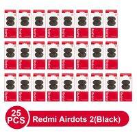 หูฟัง2ที่เสียบหูไร้สาย AI 25ชิ้น/ล็อตของแท้หูฟังเกมควบคุม Redmi Airdots พร้อมเคสชาร์จ