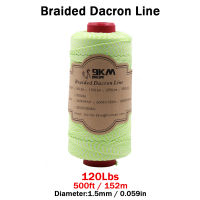 High Strength 50-500lb Braided Dacron Line for Fishing Line Kite Flying Line Backpacking Cord Low Stretch Accessories 1mm-3mm