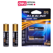 Pin kiềm AAA Alkaline DELI chính hãng- Vỉ 2 viên 4 viên - loại tốt