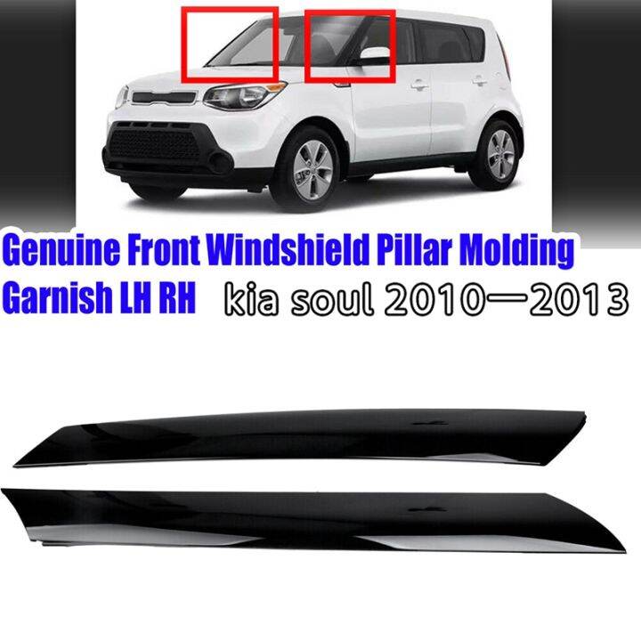 Outer Windshield Pillar Trim A Pillar Exterior Molding Garnish for 2010