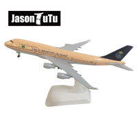 JASON TUTU 20ซม. ซาอุดีอาระเบียโบอิ้ง747เครื่องบินรุ่นเครื่องบินรุ่นเครื่องบิน Diecast โลหะ1300 Scale เครื่องบินโรงงานขายส่ง