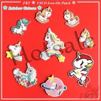 【hot sale】 ✻✻ B15 ☸ Rainbow Unicorn - VSCO Patch ☸ 1Pc Dream Colorful KAWS DIY Sew on Iron on Badges Patches (Series 01 - 9 Styles)