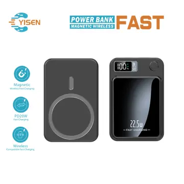 UGREEN 10000mAh 15W Magnetic Wireless Power Bank, Space Gray