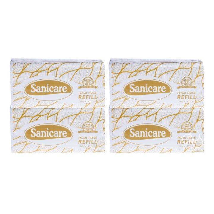 Sanicare Facial Tissue Econo Box Refill Pack 4sAmm Lazada PH