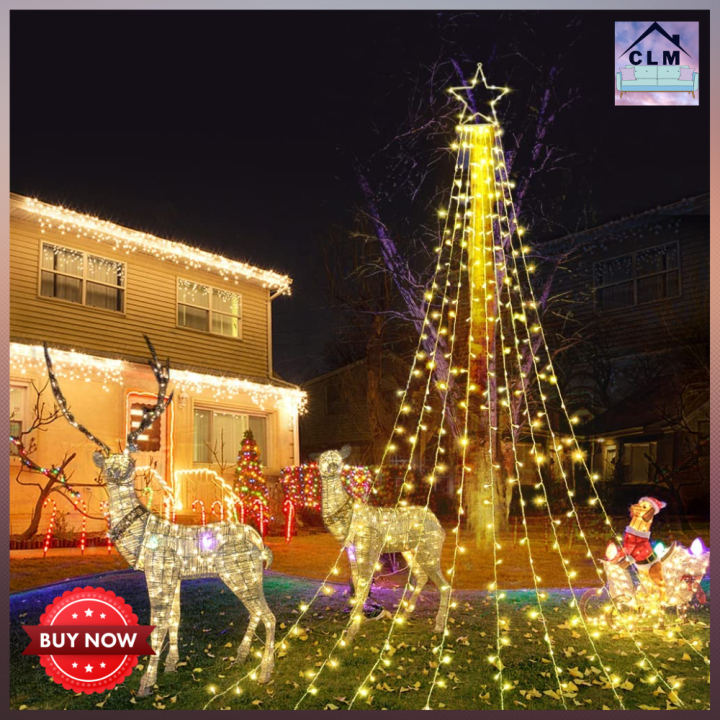 Waterproof Christmas Lights Decorations Set Outdoor Christmas Light