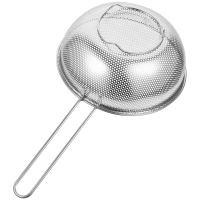 ♘ Stainless Steel Colander Strainer with Handle Spaghetti Strainer Pasta Colander Rice Washer Strainers Fruit Vegetables Drain