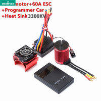 Ad【พร้อมส่ง】อัพเกรดกันน้ำ F540 3900kv มอเตอร์ไร้แปรง60a Esc อ่างความร้อนบัตรโปรแกรมเมอร์สำหรับ1/10 Rc รถยนต์ Redcat ไฟฟ้าโวลคาโน Epx Pro พรางแสง Xte【cod】