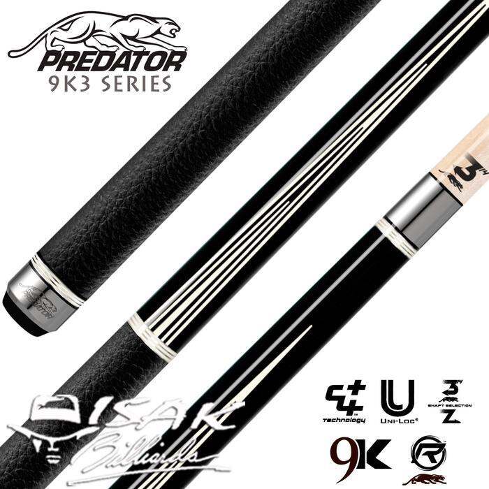 Predator 9K3 Uniloc low Deflection Billiard Cue Stick Stik Biliar