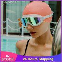 Summer Swimming Glasses Anti-fog HD Large Frame Swim Goggles Adjustment Headband Riding Ski Practical Water Sports Glasses