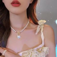 【CW】 Luxury Pendant Necklace Ladies French Clavicle Chain Memorial