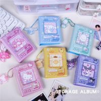 GJ56 Cinnamoroll Kawaii Mini Star Chasing Kuromi หนังสือการ์ดเก็บข้อมูลกระเป๋าเก็บบัตรอัลบั้มรูปแฟ้มเก็บการ์ดอัลบั้มของขวัญ