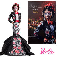 Barbie Día De Muertos Benito Santos Girls Children Birthday Toys Model Face Makeup Collectible Birthday Gift Spot Goods 2022 New