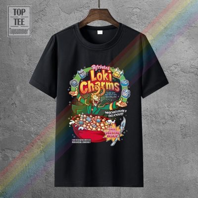 Loki Charms Thor Superhero Tshirts Anime Cool Tshirt Novelties Cute Clothing Black Tee Shirt Kawaii Funny