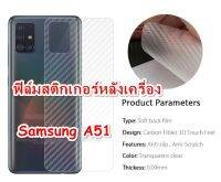 For Samsung Galaxy A51 ฟิล์มสติกเกอร์ใสหลังเครื่อง กันรอยขีดข่วน คราบเหงื่อ คราบน้ำ