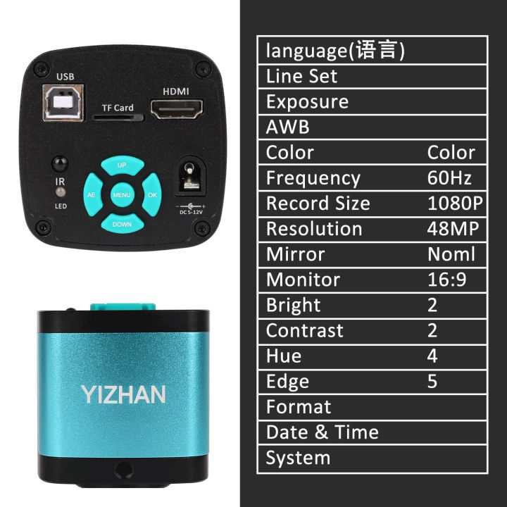 7x-45x-3-5x-90x-simul-focal-สเตอริโอแบบซูมกล้องจุลทรรศน์สามเลนส์4k-48mp-hdmi-กล้องไมโครสโคป-usb-เซ็ท0-5x-2-0x-เลนส์วัตถุเสริม