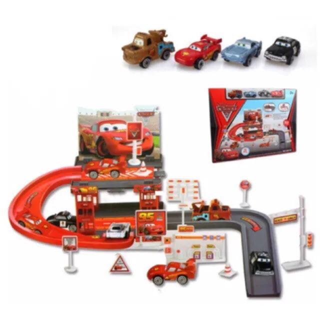 ♒Disney Pixar Cars Parking Garage 2 Levels29pcs | Lazada PH