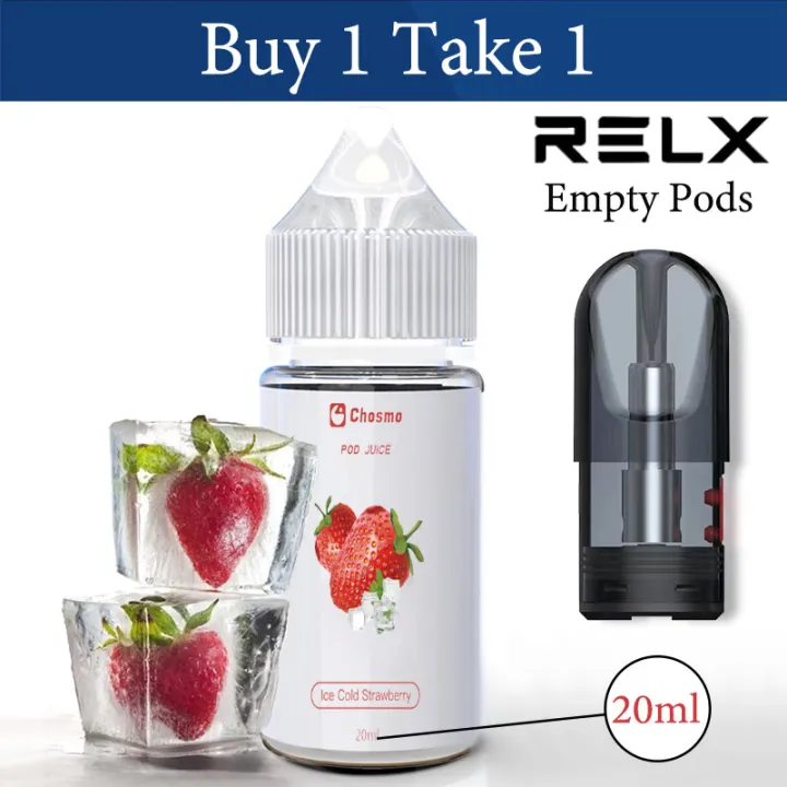 20ml Relx Cool fruit flavor Juice with refillable Relx1 Infinity Pod
