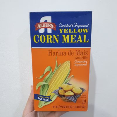พร้อมส่ง !! Albers Yellow Corn Meal 566 g. แป้งข้าวโพด ตรา อัลเบอร์ส์ 566 กรัม
