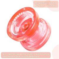 MAGICYOYO โยโย่ตอบสนองคริสตัล K2บวกโยโย่อเนกประสงค์พร้อมอะไหล่ตลับลูกปืนไม่ตอบสนองสำหรับกลางสีส้ม