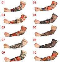 Unisex Arm Warmer Quick Dry UV Protection Outdoor Temporary Fake Running Arm Sleeve Skin Proteive Nylon Tattoo Sleeves Stockings Sleeves