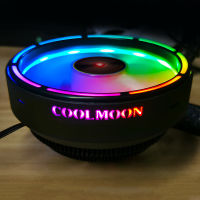 LED CPU Cooler พัดลมระบายความร้อน CPU พัดลมระบายความร้อน PC 120 มม. พัดลมหม้อน้ำสำหรับ LGA 775 1150 1151 1155 1156 1366 X79 X99 2011 AMD AM3/4-kxodc9393