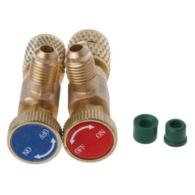 HOT Safety ValveNo Leakage Tation Filling Refrigerant Quick Coupling Air Conditioning Connector Adapter Replacement Control