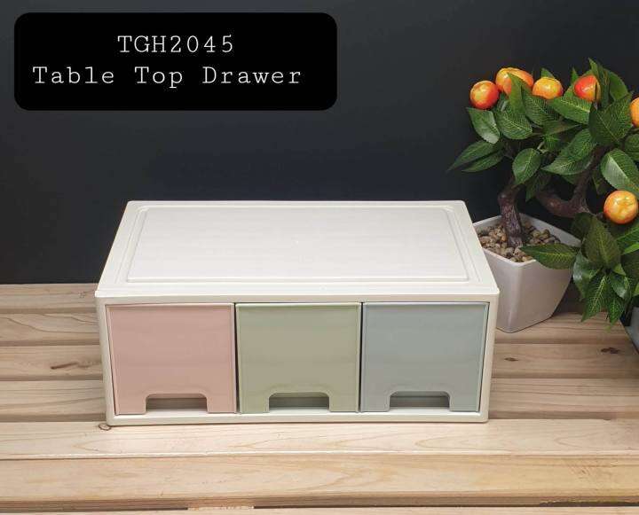 Plastic Table Top Drawer (TGH2045) Lazada PH