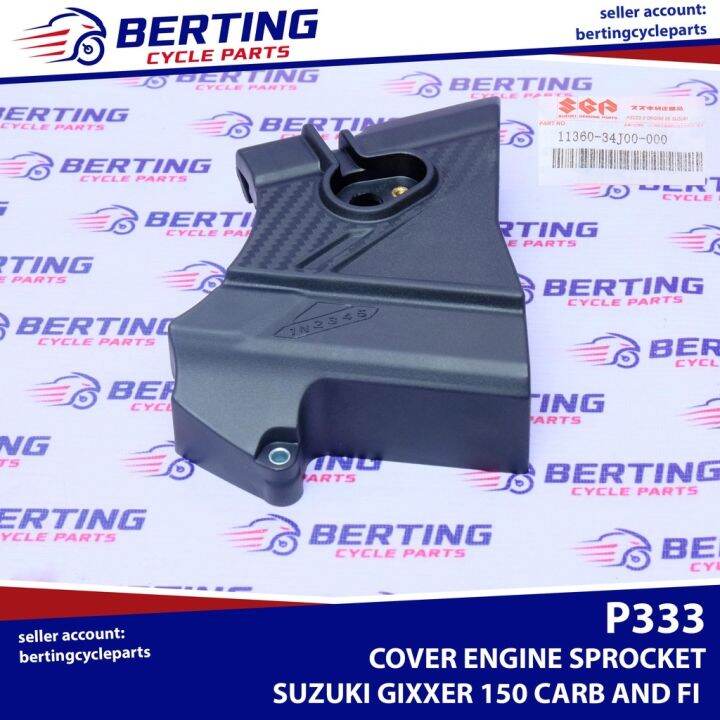 SGP ENGINE SPROCKET COVER Suzuki Gixxer 150 Carb and FI V1 V2 Genuine 1136034J00000 Lazada PH