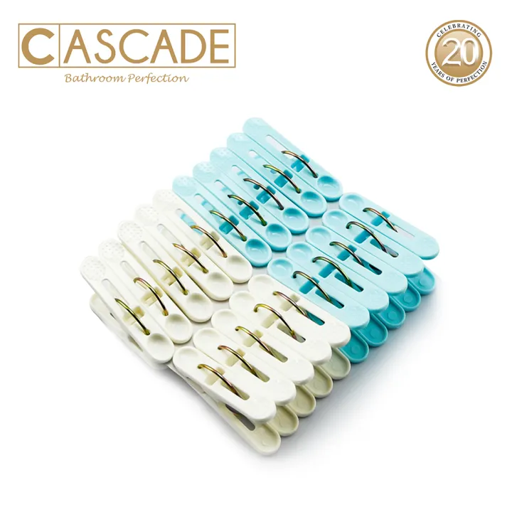 Cascade Set of 20 piece Laundry Clips L 11.5 cm x W 11 cm x H 3 cm Made