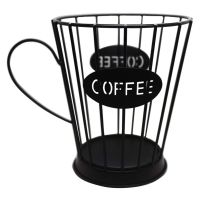 Coffee Pods Holder Coffee Capsules Storage Basket Kitchen Counter Storage Holders for Espresso Capsules (Small) -Black