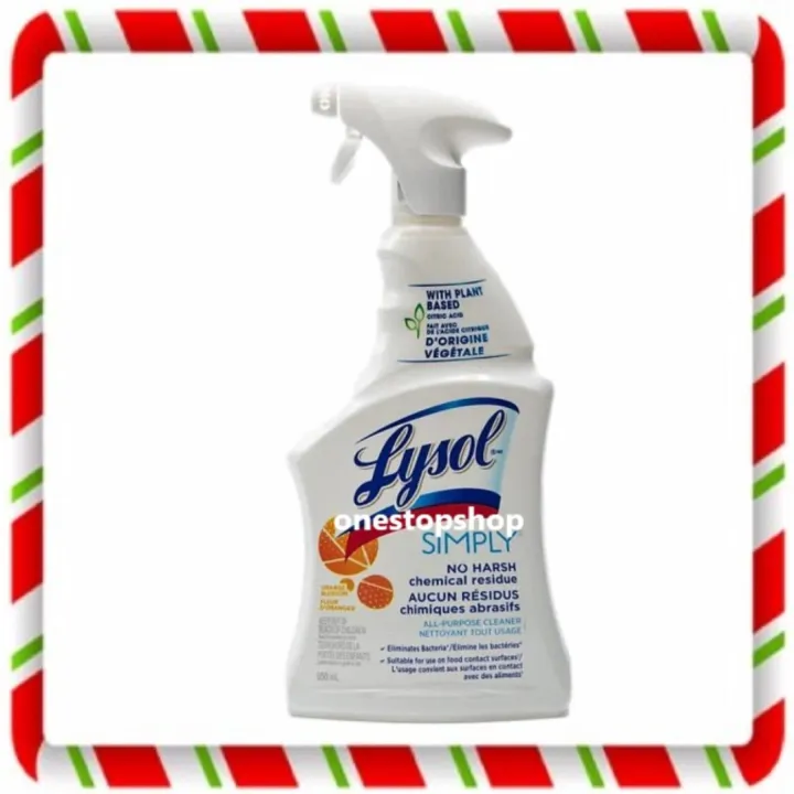 Lysol Simply Orange Blossom AllPurpose Cleaner Spray 650mL Lazada PH