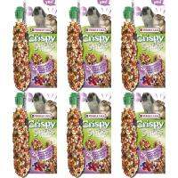 Versele Laga Rabbits Chinchillas Crispy Forest Fruit Stick 110g (6 boxes) ขนมสำหรับ กระต่าย และ ชินชิล่า รสผลไม้ป่า 110 กรัม (6 กล่อง)