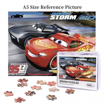 Cars 3 Wooden Jigsaw Puzzle 500 Pieces Educational Toy Painting Art Decor Decompression toys 500pcs