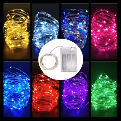 New 1 10M Copper Wire LED String Lights Fairy Garland Decorations for Home Christmas Party Outdoor Garden Decor Lamp Waterproof