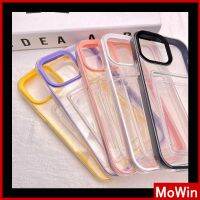 Mowin - เข้ากันได้สำหรับ เคสไอโฟน เคสไอโฟน11 สำหรับ iPhone 14 Pro Max เคสไอโฟน 3 in 1 ที่ใส่การ์ดเคสใสสีแคนดี้กันกระแทกกล้องสีดำสีขาวสีชมพูสีม่วงเข้ากันได้สำหรับ iPhone 13 Pro สูงสุด 12 11 xr 7plus