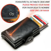 Rfid Blocking Men Bank Credit Card Holder Protection Smart Wallets Metal Aluminum Business Bank Card Case Creditcard Cardholder