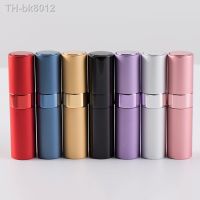 ❇卍  8ml  Metal aluminum refillable perfume bottle cosmetic spray bottle portable empty bottle travel sub bottle liner glass