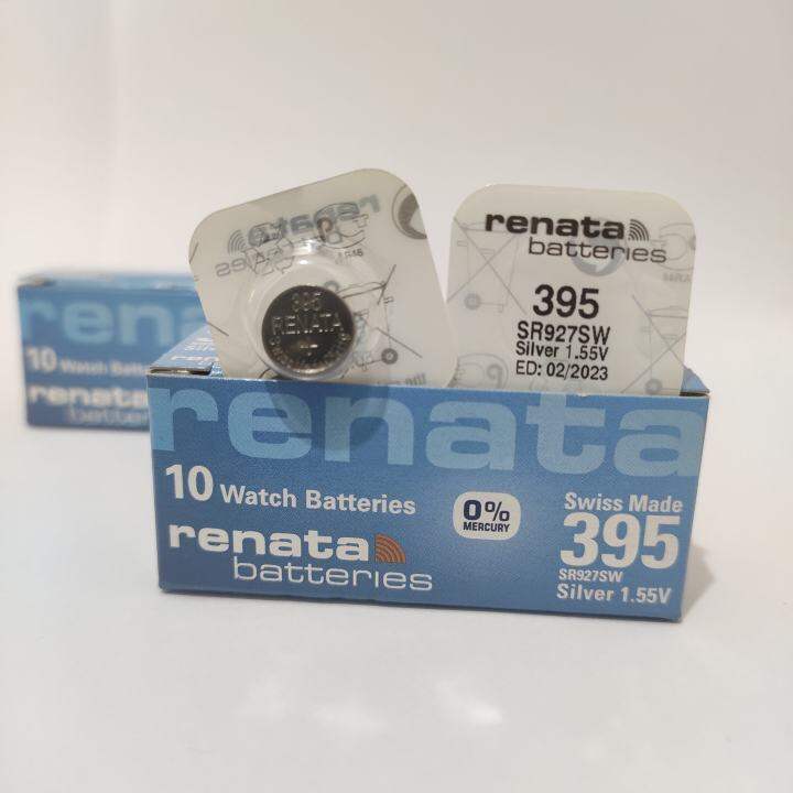 BATTERIES RENATA SR927SW SR927 SR 927 SW 395 BATTERY BATERAI ORIGINAL ...