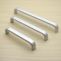 New Cabinet Handles Kitchen Door Handles Drawer Knobs Aluminum Alloy Wardrobe Door Handles Brushed Modern Style Hardware Door Hardware Locks