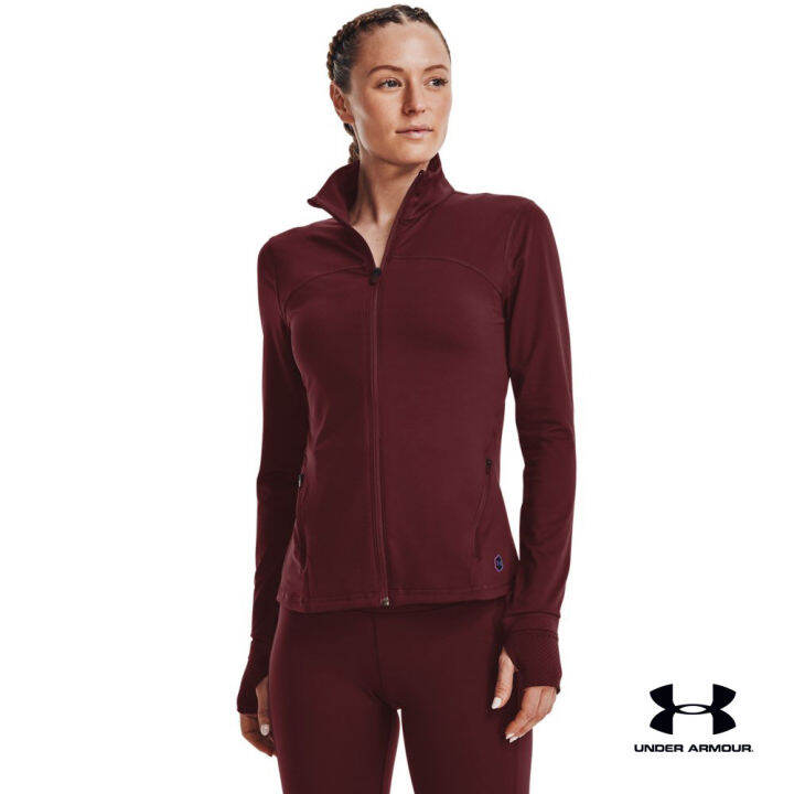 under-armour-ua-womens-rush-full-zip-อันเดอร์-อาร์เมอร์-เสื้อออกกำลังกายสำหรับผู้หญิง