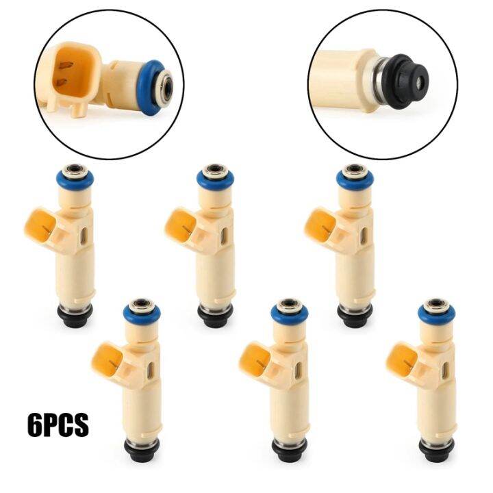 6pcs-car-fuel-injector-nozzle-195500-3520-for-01-04-mercury-3-0-195500-3521-822-11157-yl8e-c7b-yl8e-c2b