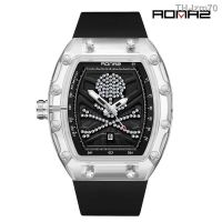 นาฬิกาผู้ชาย Three of the new 7051 SANDA quartz watch fashion cool brick ornament casks skulls wrist