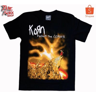ลายน่ารัก  เสื้อยืดอินเทรนด์ผู้ชายอินเทรนด์ผู้หญิงเสื้อวง Korn  MS-54 เสื้อวงดนตรี เสื้อวงร็อค เสื้อนักร้อง_38