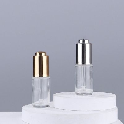 【YF】№  2pcs/lot 15ml  Perfume Sample Vials Glass Dropper Bottle With Pipette Drop Vial Press