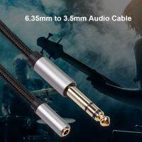 Headphone Player PC Extender Aux Cable 6.35mm Male to 3.5mm Female Professional Instrument Cable Guitar Part Jack Stereo Adapter Cables