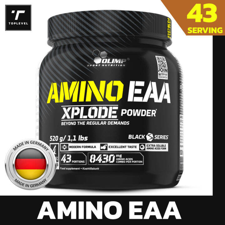 Olimp Amino EAA Xplode Powder - 520g / 43 Serving - กรดอะมิโน BCAA ชนิด ...