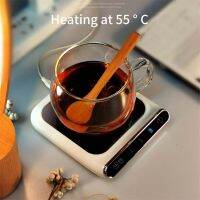 Cup Warmer Heated Mug Coasters Cup Heater USB Charge Thermostat Warm Cup Mat Pad Household Hot Milk Coffee Mug Warmer Pad