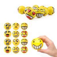 3Pcs Stress Balls Grimace Smiley Sponge Decompression Vent Foam Ball Children Adults Toys 6.3cm/7.6cm/10cm